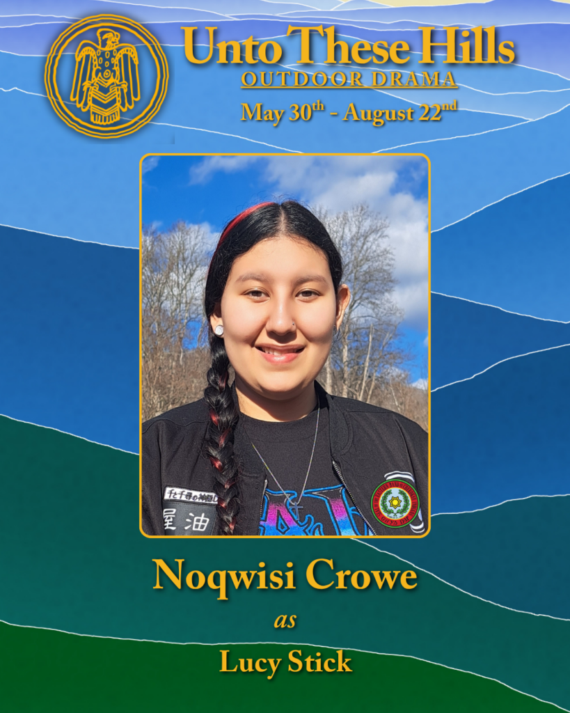 Unto These Hills actor, Noqwisi Crowe