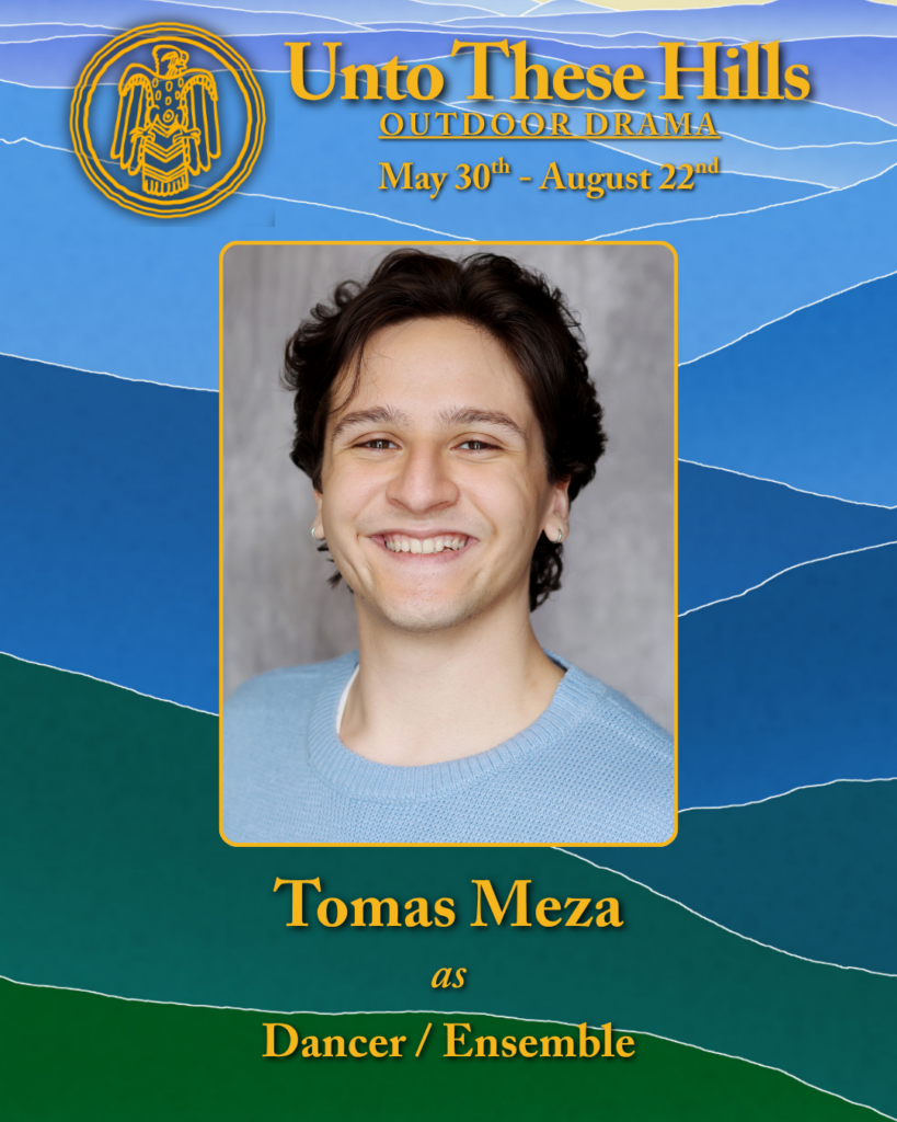 Unto These Hills actor, Tomas Meza
